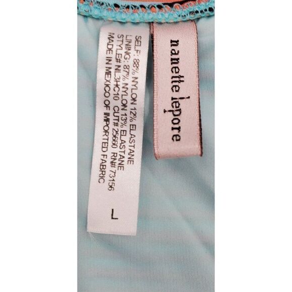 Nanette Lepore Swimsuit One Piece Womens Striped Size Large - Picture 10 of 12